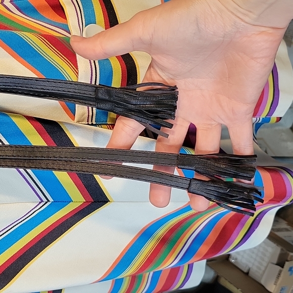 Vegan Leather Wrap Tassel Belt - Picture 3 of 13